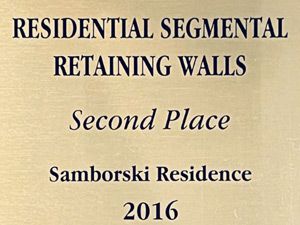 Residential Segmental Retaining Walls -  Second Place Samborske 2016