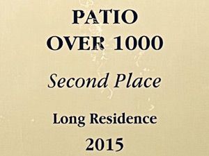 Patio Over 1000 award Long 2015