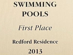 Redford Residence Swimming Pool First Place 2013